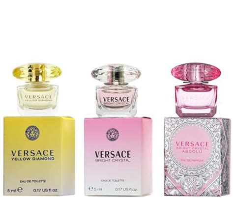 Versace Miniature Variety Trio Collection Perfume Gift Set for 